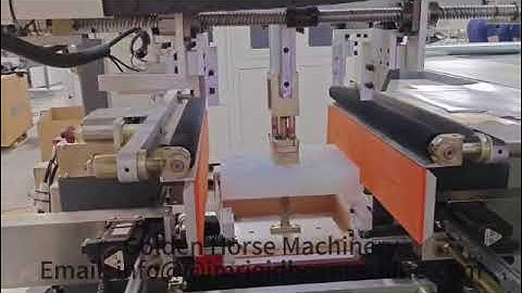 JM-3211 One side flat box production #rigidbox #rigidboxmakingmachine #packagingmachine #packaging