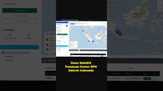 🔥 WebGIS Pemetaan Kantor BPN Seluruh Indonesia! #webgis #gis #openstreetmap #leafletjs #webdeveloper