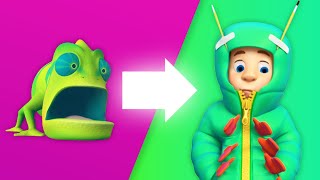 Ein Abenteuer mit Simka und Nolik: Finde das Chamäleon | Die Fixies | Animation für Kinder