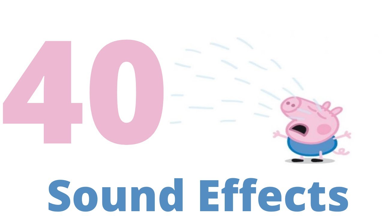 40 George Crying Sound Effect Loud Meme Peppa Pig