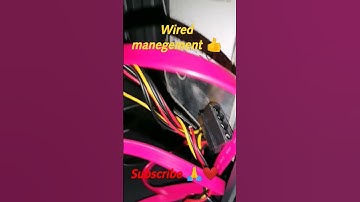how to manage computer wire | computer wire setup | computer assemble | i7 computer | CPU | #shorts