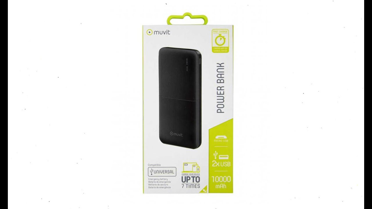 Muvit Power Bank 10000mAh - UNBOXING