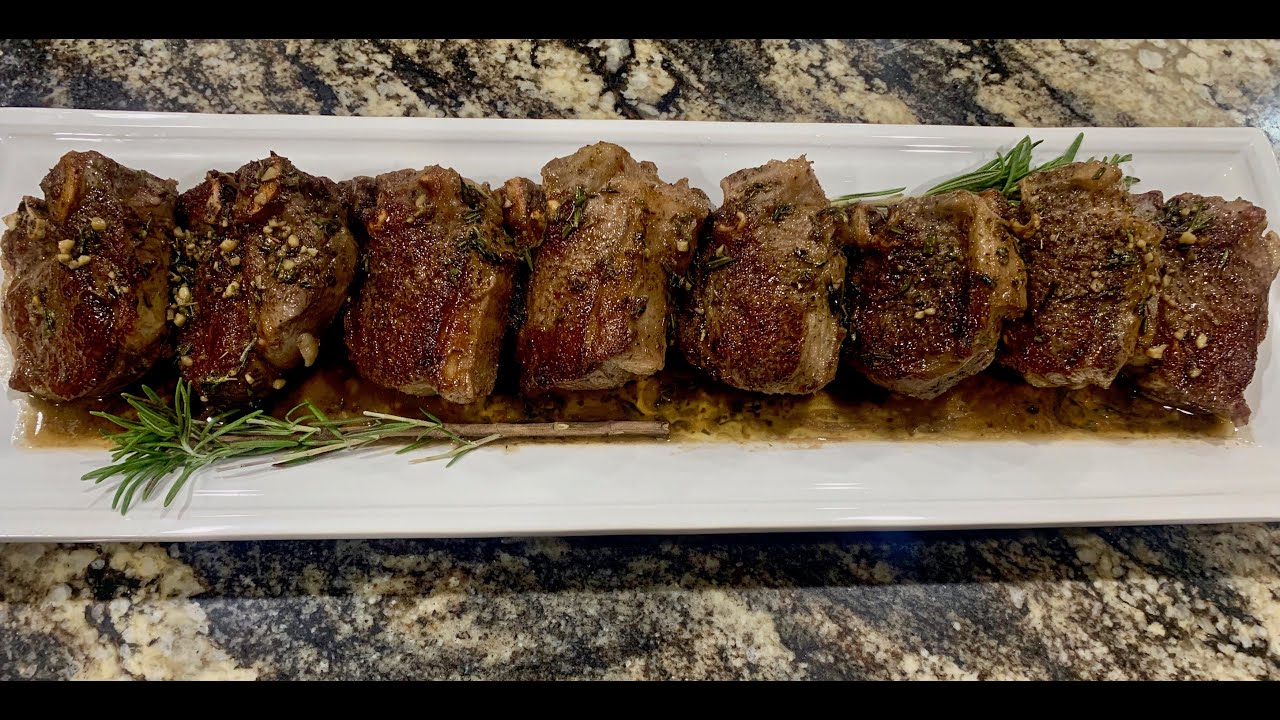 Lamb Loin Chops in a Rosemary Cognac Sauce YouTube