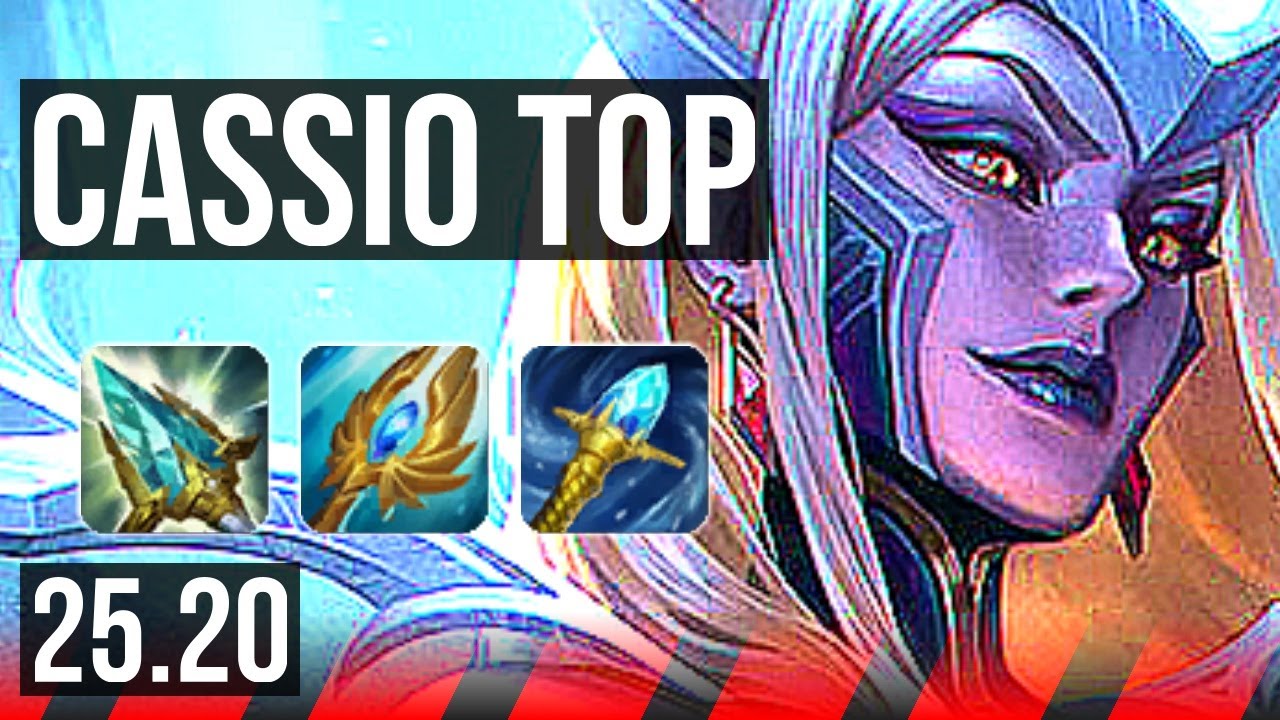 CASSIOPEIA vs AMBESSA (TOP) | 7 solo kills, Dominating | KR Master | 25.20