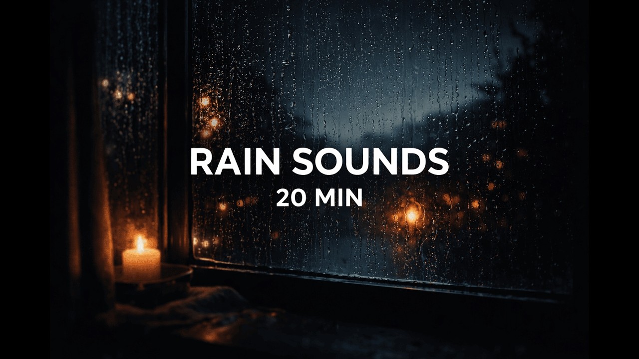 Deep Sleep Rain & Brown Noise | Minimal Night Atmosphere (30 Minutes)