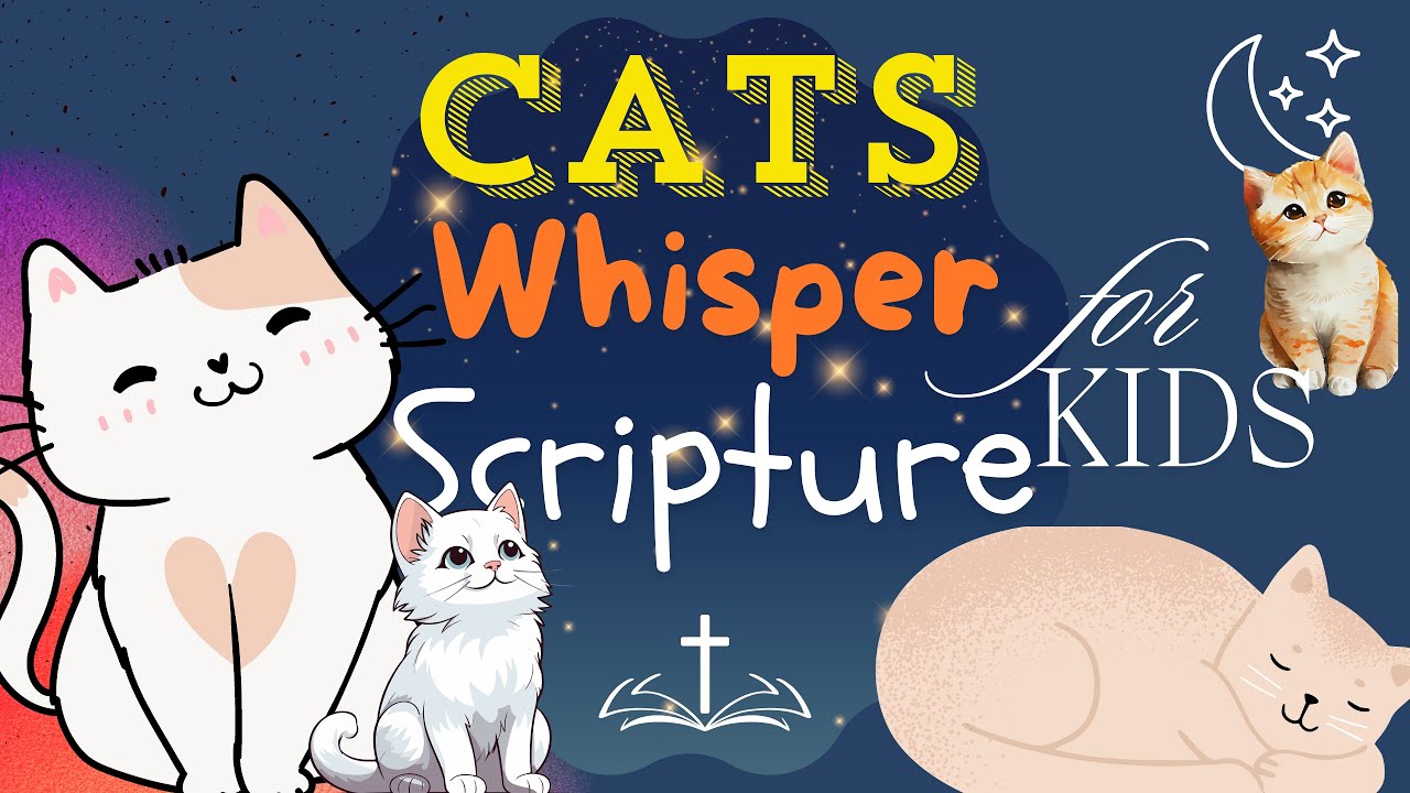 View of Kittens and Cute Cats Whisper Scripture Bible Verses • Word of God Kids ...