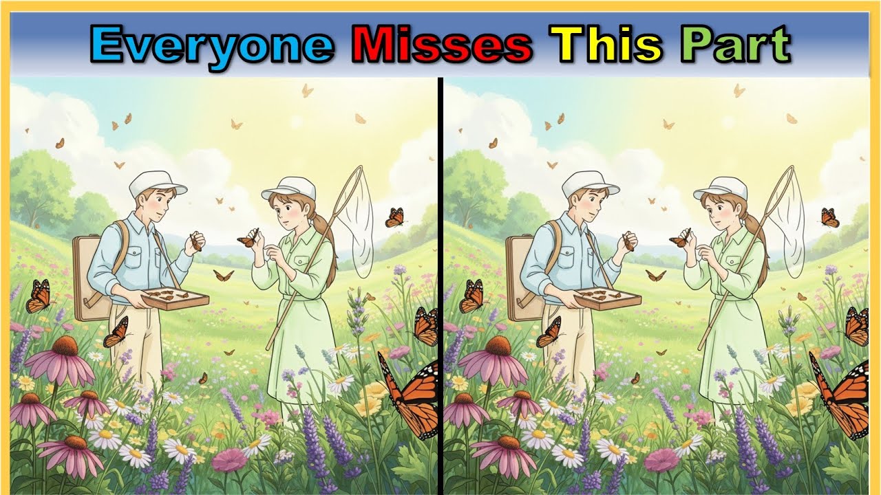 【Spot the Difference | Brain Health】 Memory & Focus Training Puzzle | Dementia Prevention