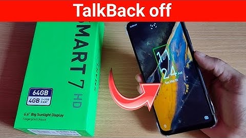 infinix smart 7 HD talkback off, infinix talkback accessibility service has dimmed the locked screen