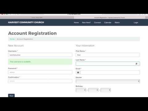 Rock RMS: Creating a Login