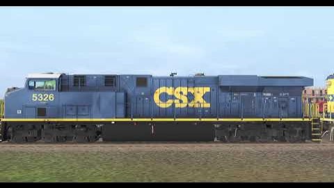TRS22 Railfanning: CSX I137-30 with 5326 Leading