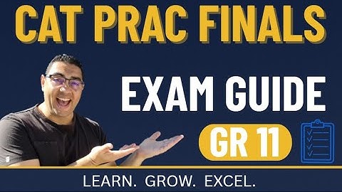 🔥 Grade 11 CAT Practical Exam Guide 2025 | Final Tips & What to Expect!