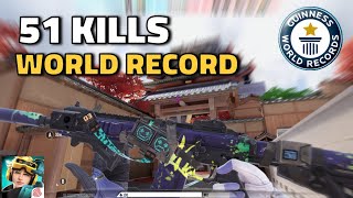 *WORLD RECORD GAMEPLAY* 51 kills in a single game | Hyper front gameplay (Valorant mobile)