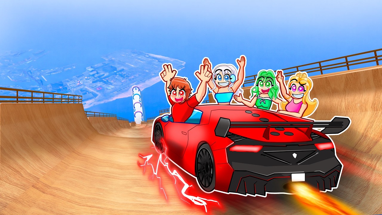 IMPOSSIBLE Mega Ramp Challenge In GTA 5…