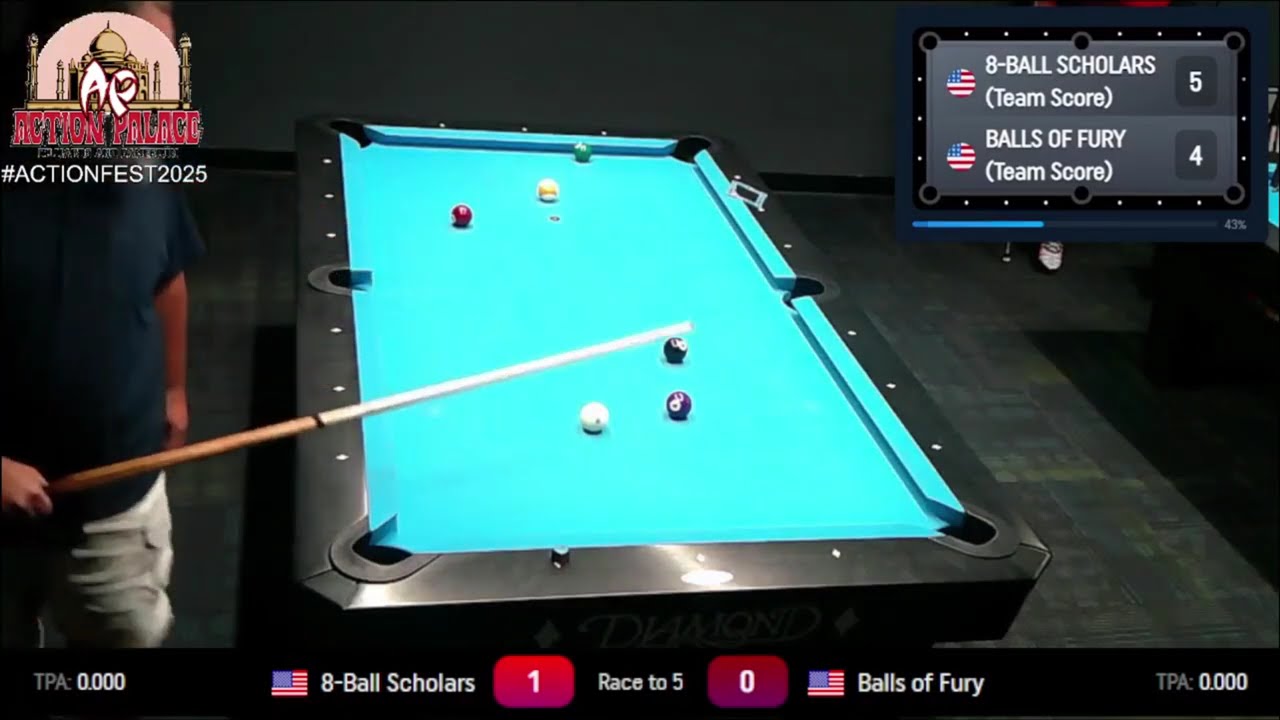 Match 10 | Team 8-Ball Scholars vs Team Balls of Fury | August 2025 Action Palace Amateur Team Cup