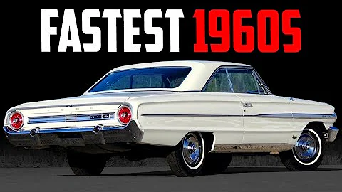 38 Fastest AMERICAN Muscle Cars of The 1960s!