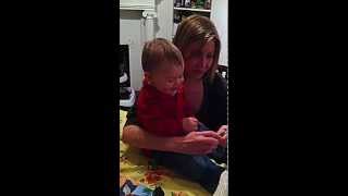 Baby JT Laughing Hysterically Opening A Car Key