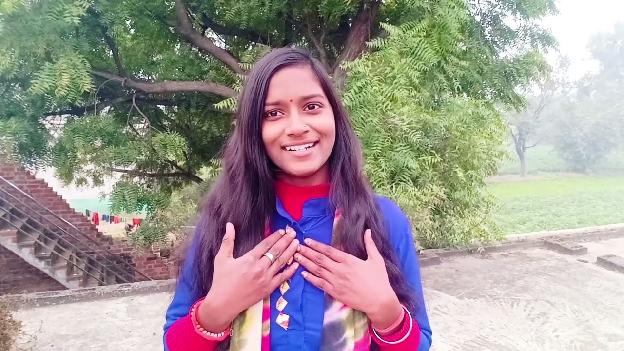 English Learning with a village girl 🔥💯