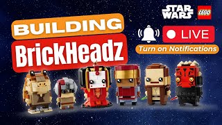 Live LEGO Build: Star Wars: Phantom Menace BrickHeadz (40676)