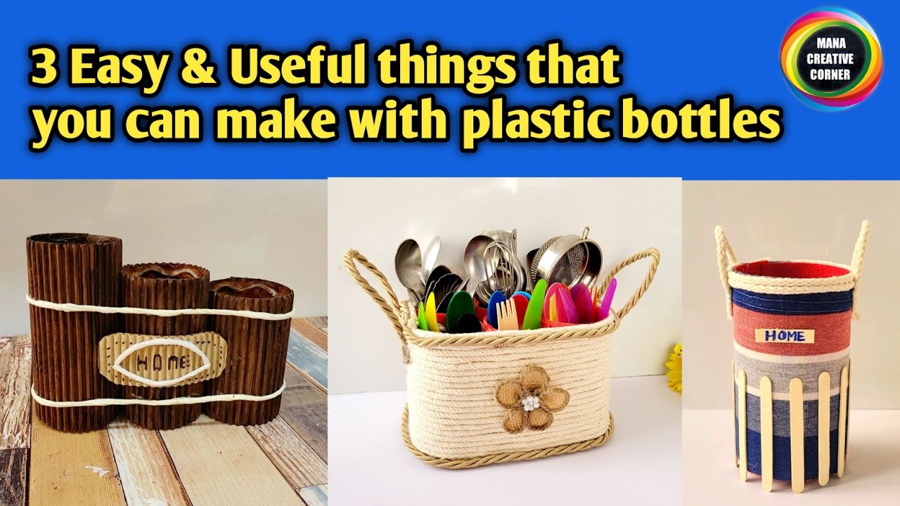 Things You Can Make With Plastic Bottles Kids Craft Idea – Ball