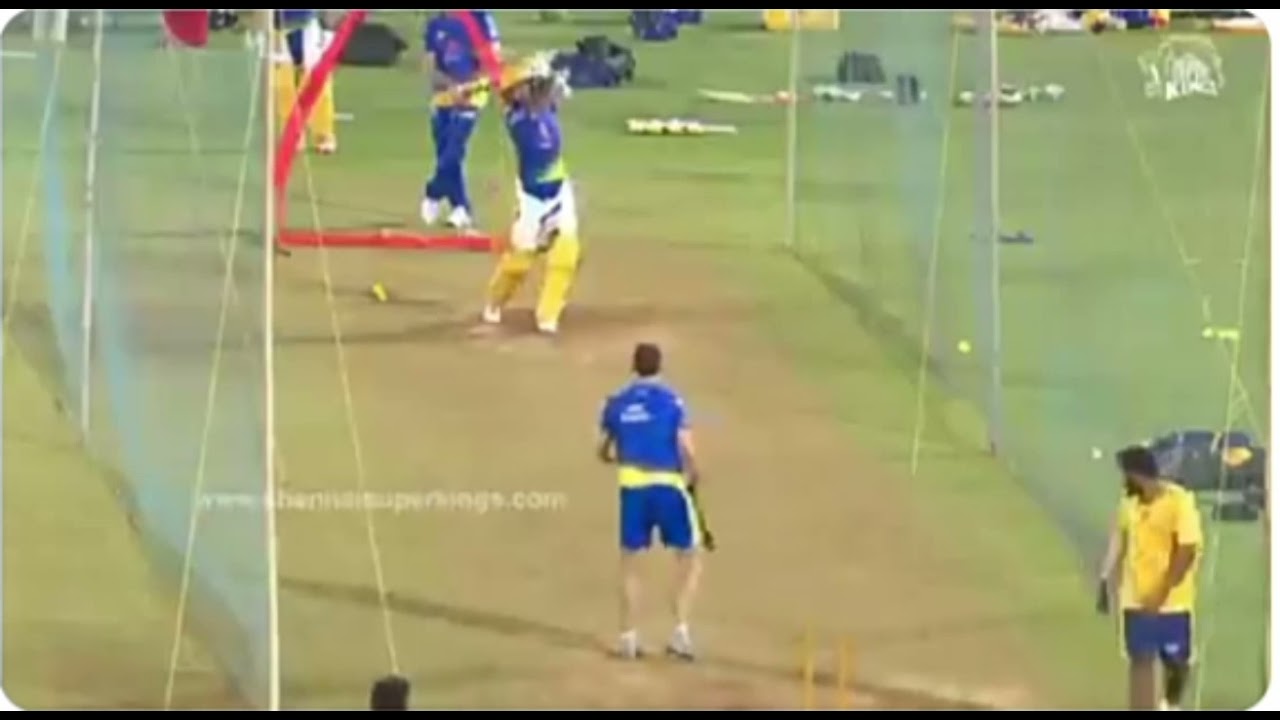 PUJARA HITTING HUGE SIXES IN PRACTICE WITH CSK AHEAD OF IPL 2021