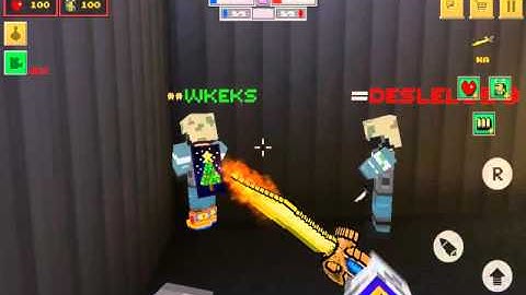 [Block Force - Pixel Style Gun Shooter Game] wall glitch in wharehouse map