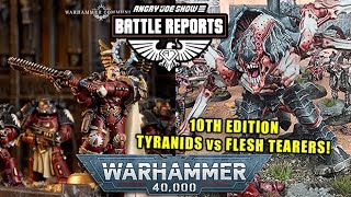 Tyranids vs Blood Angels - Warhammer 40K 10th Edition Leviathan [AJ's Battle Reports]
