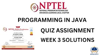 Nptel Programming in java Week 3 Quiz assignment solution #nptel #programminginjava #nptelsolution