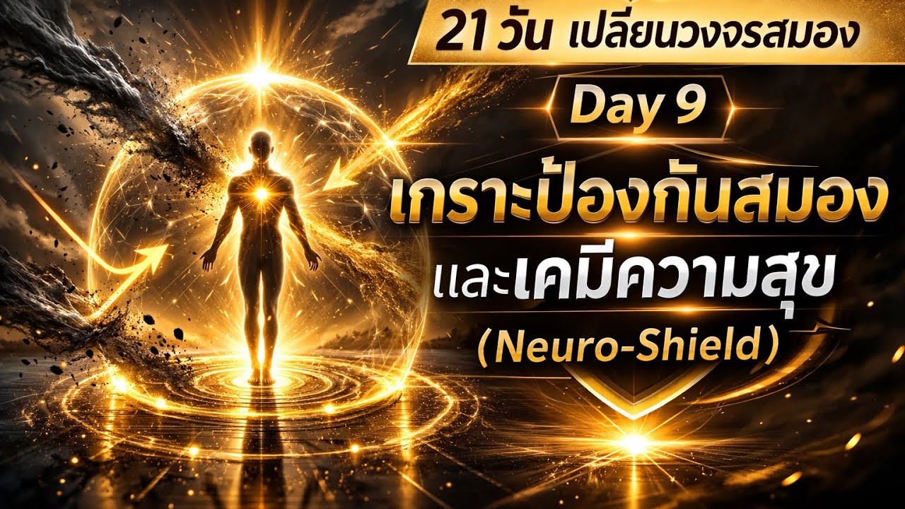 21 วัน เปลี่ยนวงจรสมอง Day 9 : การติดตั้งเกราะป้องกันสมองและเคมีความสุข (Neuro-Shield)