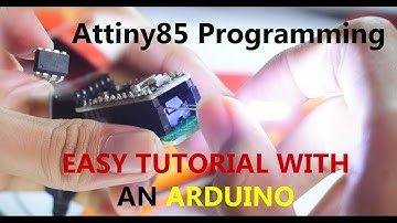 How to Program The ATtiny 85 with an Arduino Pro Mini and create a shield  || Shrink an Arduino