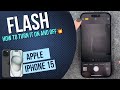 IPhone 15 - How to turn on or off the camera flash  • 📱 • ⚡️ • 📸 • Tutorial