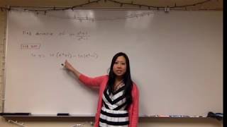 Math 111 Derivatives:  Are you being efficient