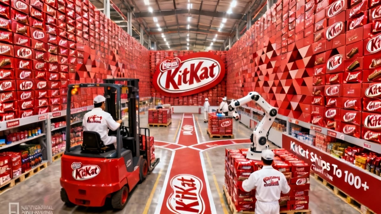 Inside the KitKat Factory: How Millions of Chocolate Bars Are Made at Industrial Scale Full Process