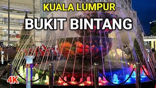 Bukit Bintang Walking Tour | Pavilion Kuala Lumpur | NIGHTLIFE in Kuala Lumpur Malaysia