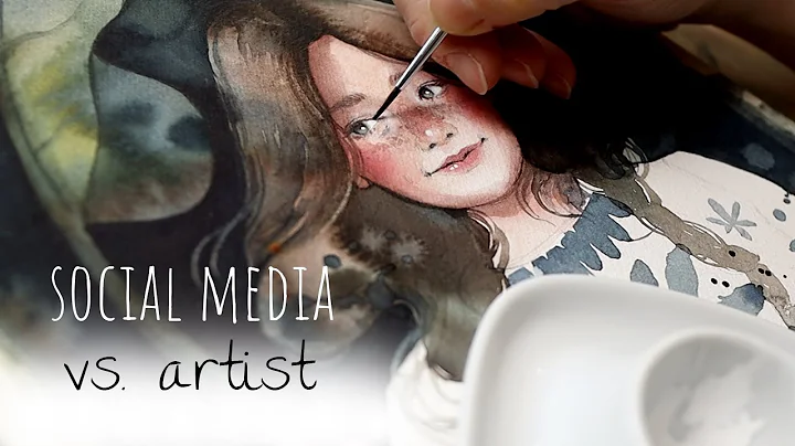 Social Media vs. Artist | Watercolor portrait proc...