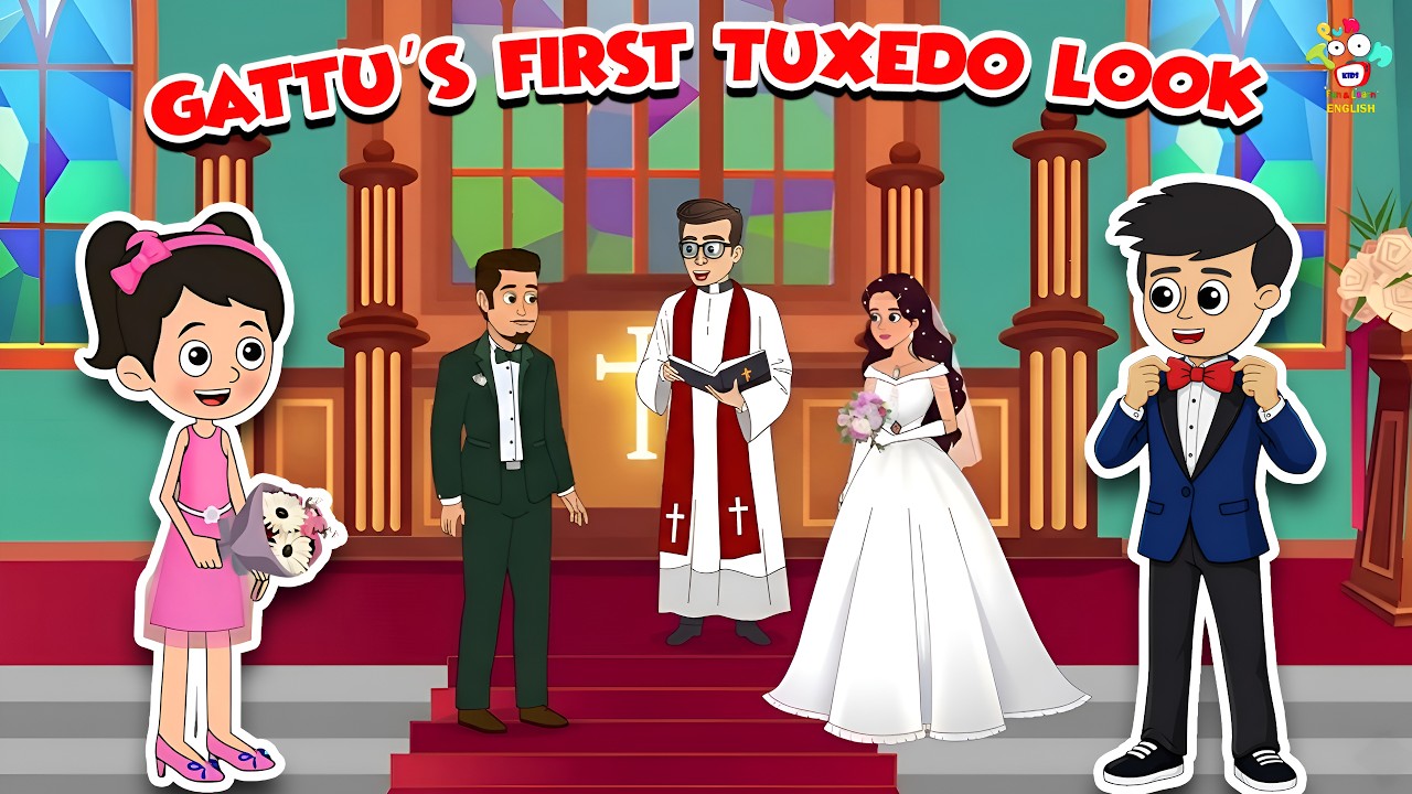 Gattu’s First Tuxedo Look | Christian Wedding | Cartoon Videos | Moral Stories | English Cartoon