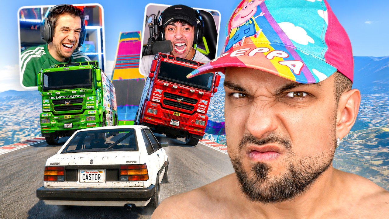 AURONPLAY ME INVITÓ a CARRERAS en GTA!