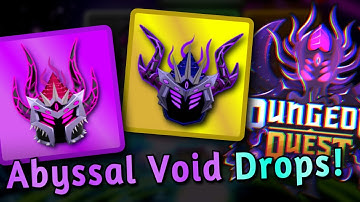 Dungeon Quest Abyssal Void Drops + Level 244 | Roblox