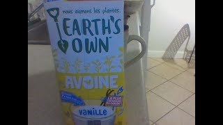 Earths own Vanallie milk replacment and coffe no need for sugar
