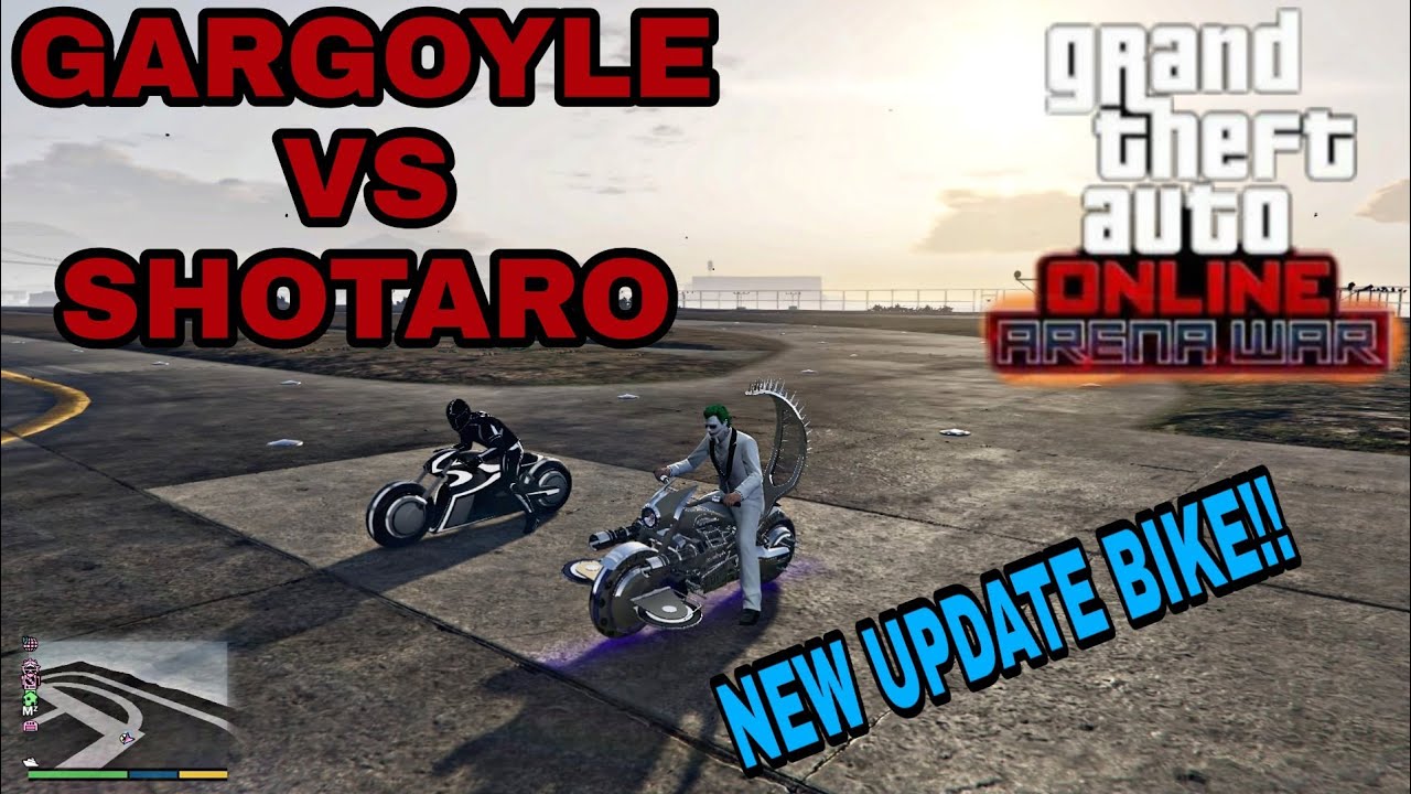 GTA 5 Online New DLC ARENA WAR / Gargoyle VS Shotaro / DRAG RACE