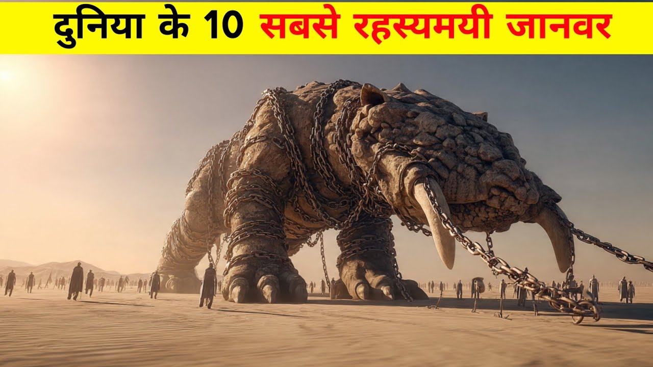 दुनिया के 10 सबसे रहस्यमयी जानवर || Top 10 Mysterious Animals in the World || 