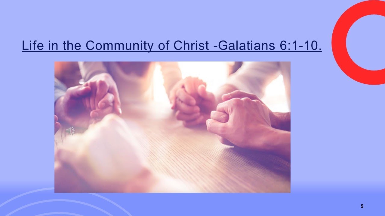 6 Galatians Chapter 6 - YouTube