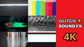 Glitch & Sound Fx Bad Tv Textures [Free Download] 4K