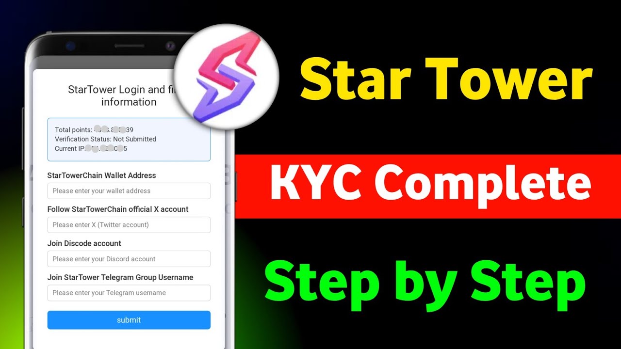 Star Tower Airdrop KYC Process Step-By-Step || Star Tower Chain KYC Process Full Detailed Guide