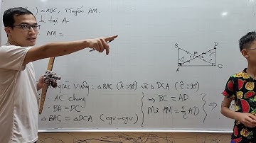 Toán lớp 7 - Tam giác vuông thì có Trung tuyến bằng nửa Cạnh huyền - Hai cách chứng minh