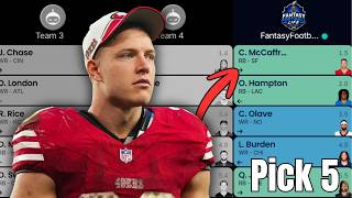 2026 Fantasy Football Mock Draft | Pick 5 (12 Team PPR)