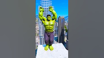 GTA V SHE HULK KILL HULK #shorts | TrenX