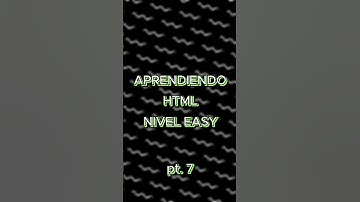 Aprendiendo HTML nivel easy pt. 7 Comentarios 🤓 | Aprendizaje random