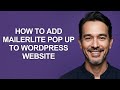 How to Add Mailerlite Pop Up to Wordpress Website - KevinHowTo