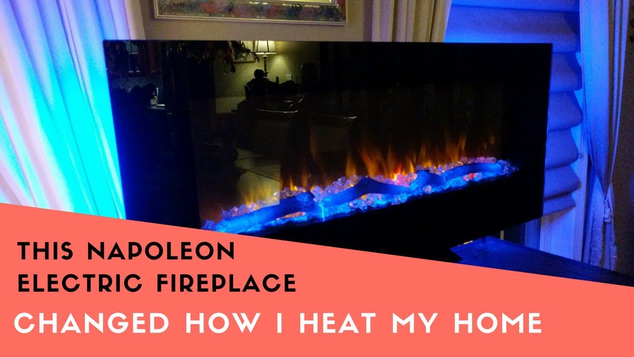 This Napoleon Electric Fireplace Changed How I Heat My Home - YouTube