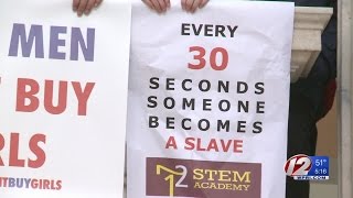 Students call for end to human trafficking